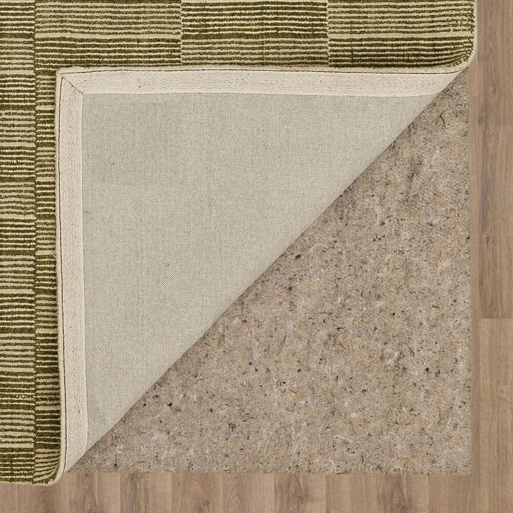 Karastan Broken Stripe 8&#39; x 10&#39; Moss Area Rug, , large