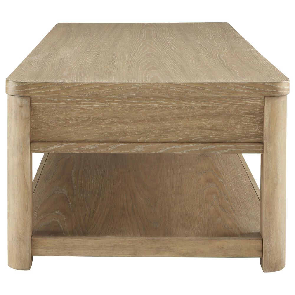 Ashley Rencott Rectangular Coffee Table in Light Brown, , large