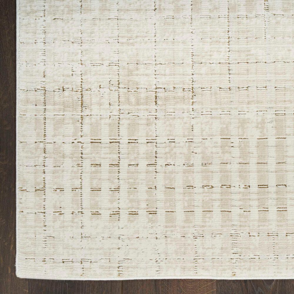 Nourison Grand Street GRN02 Ivory and Beige 9&#39; x 12&#39; Area Rug, , large