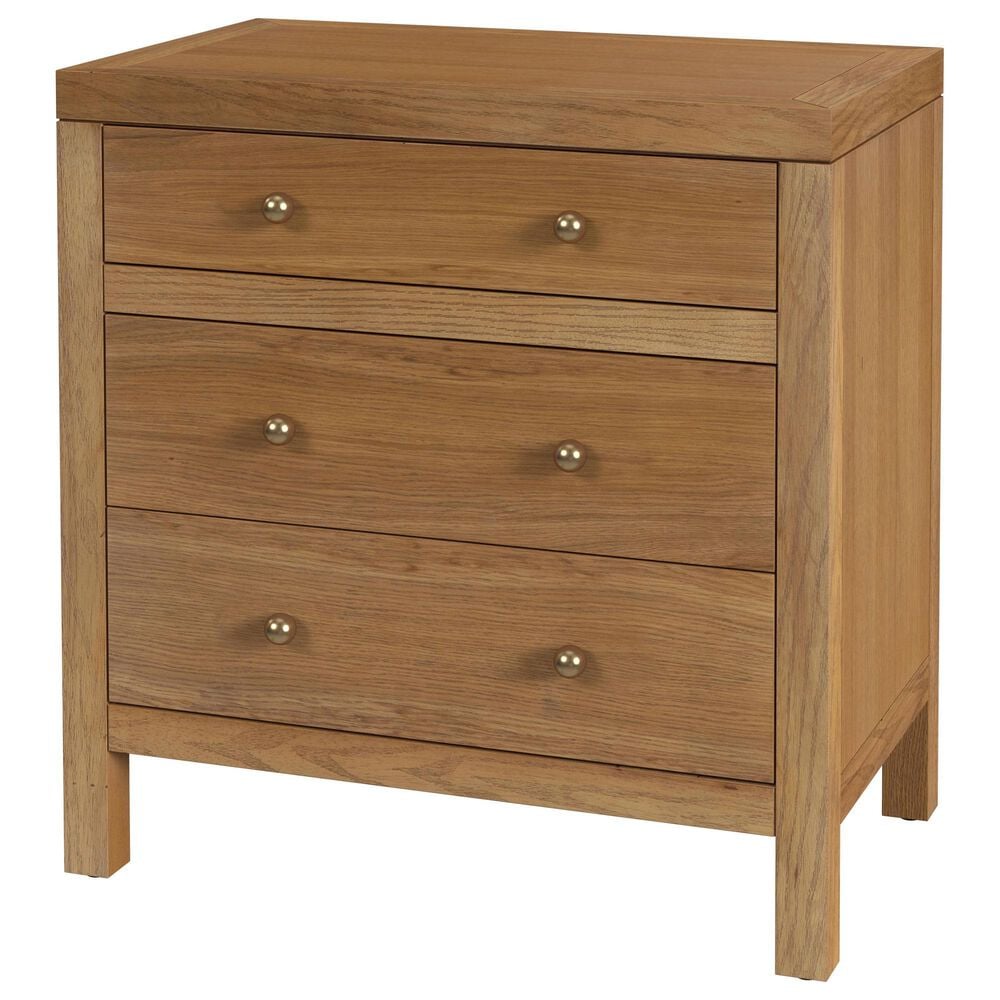 Butler Specialty Company Nora 3 Drawer Nightstand in Light Natural Brown, , large