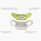 Joseph Joseph Nest Press 2-in-1 Apple Corer and Potato Cutter in White and Green, , large
