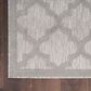 Nourison Easy Care 9" x 12" Silver Grey Indoor/Outdoor Area Rug, , large
