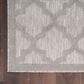 Nourison Easy Care 9" x 12" Silver Grey Indoor/Outdoor Area Rug, , large