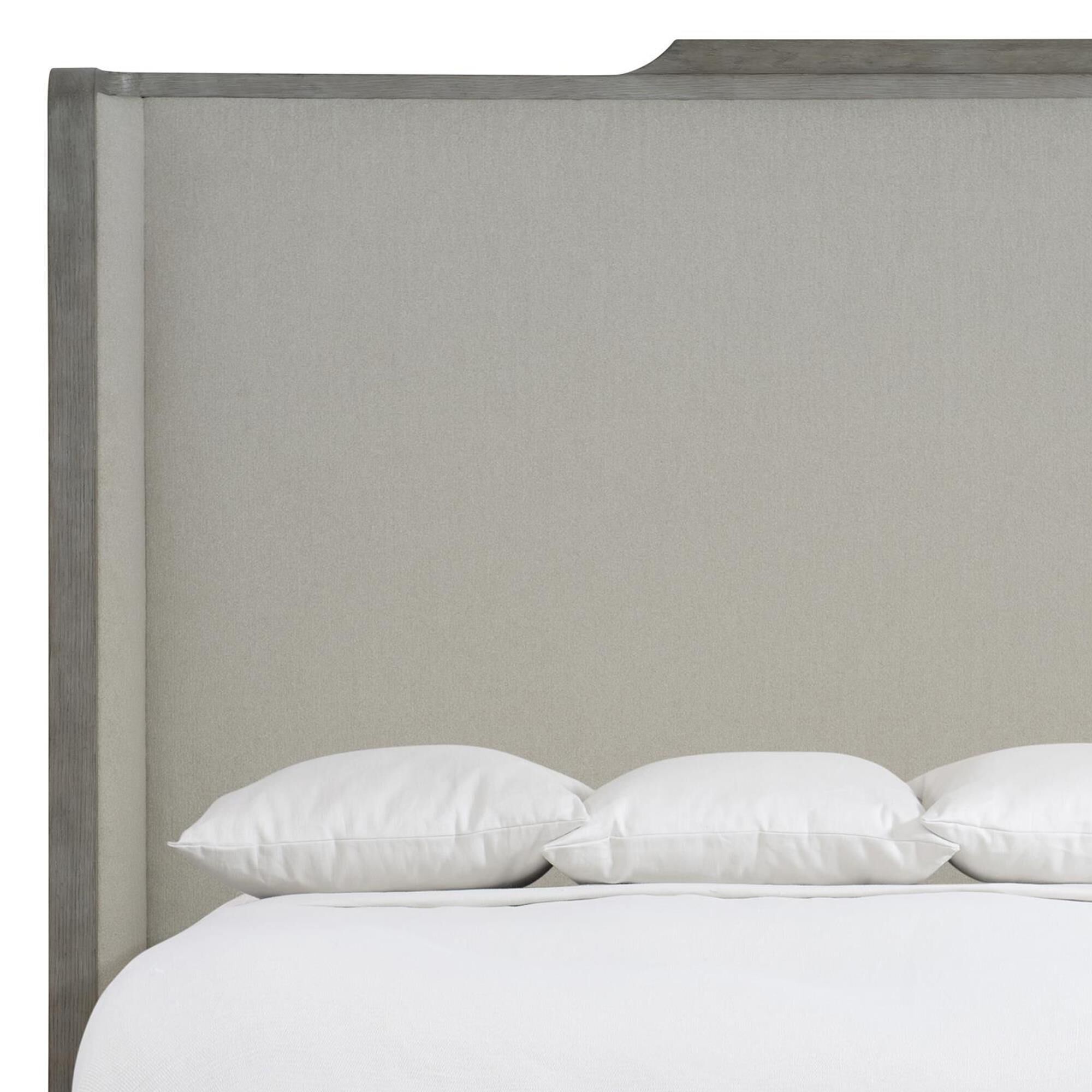 Bernhardt Albion 3 Piece Queen Bedroom Set in Weathered Grey