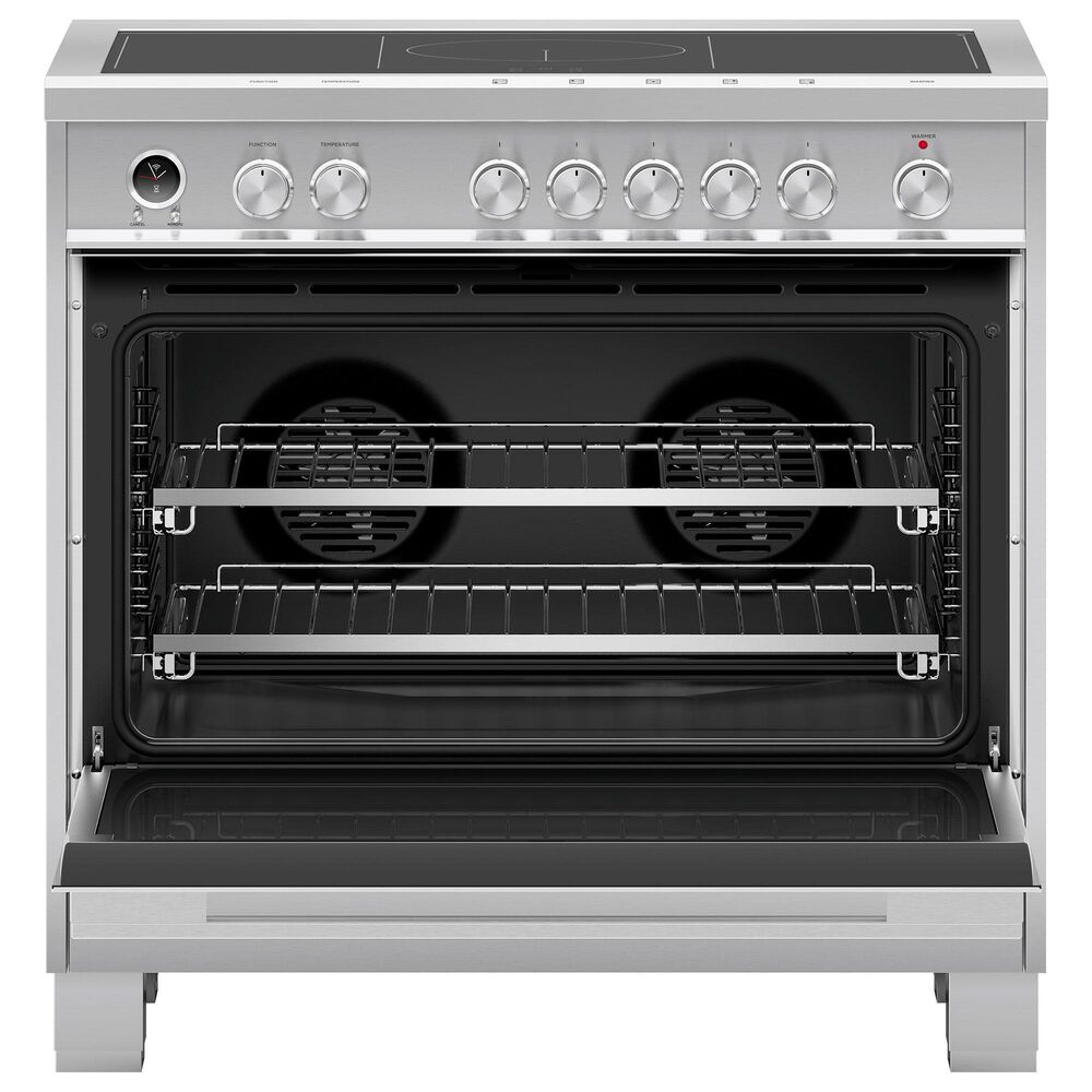 Fisher and Paykel 36" Induction Range with SmartZone in Stainless Steel
