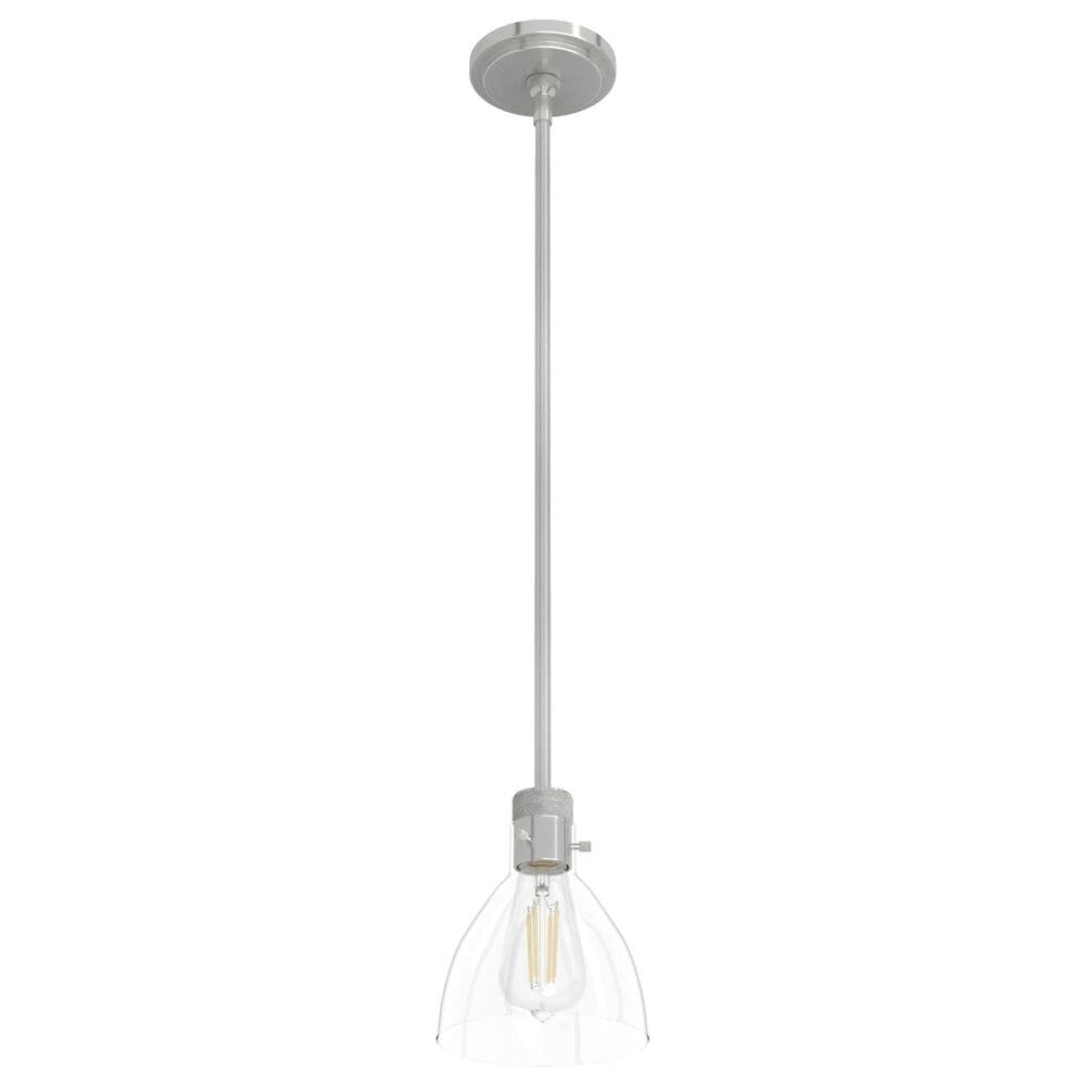 Hunter Van Nuys 1-Light Mini Pendant in Brushed Nickel, , large
