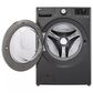 LG 5.0 Cu. Ft. Front Load Washer in Middle Black, , large
