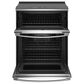 GE Profile 2-Piece Kitchen Package with 30" Smart Slide-in Electric Double Oven Range and 2.1 Cu. Ft. Over-the-Range Sensor Microwave Oven in Stainless Steel, , large