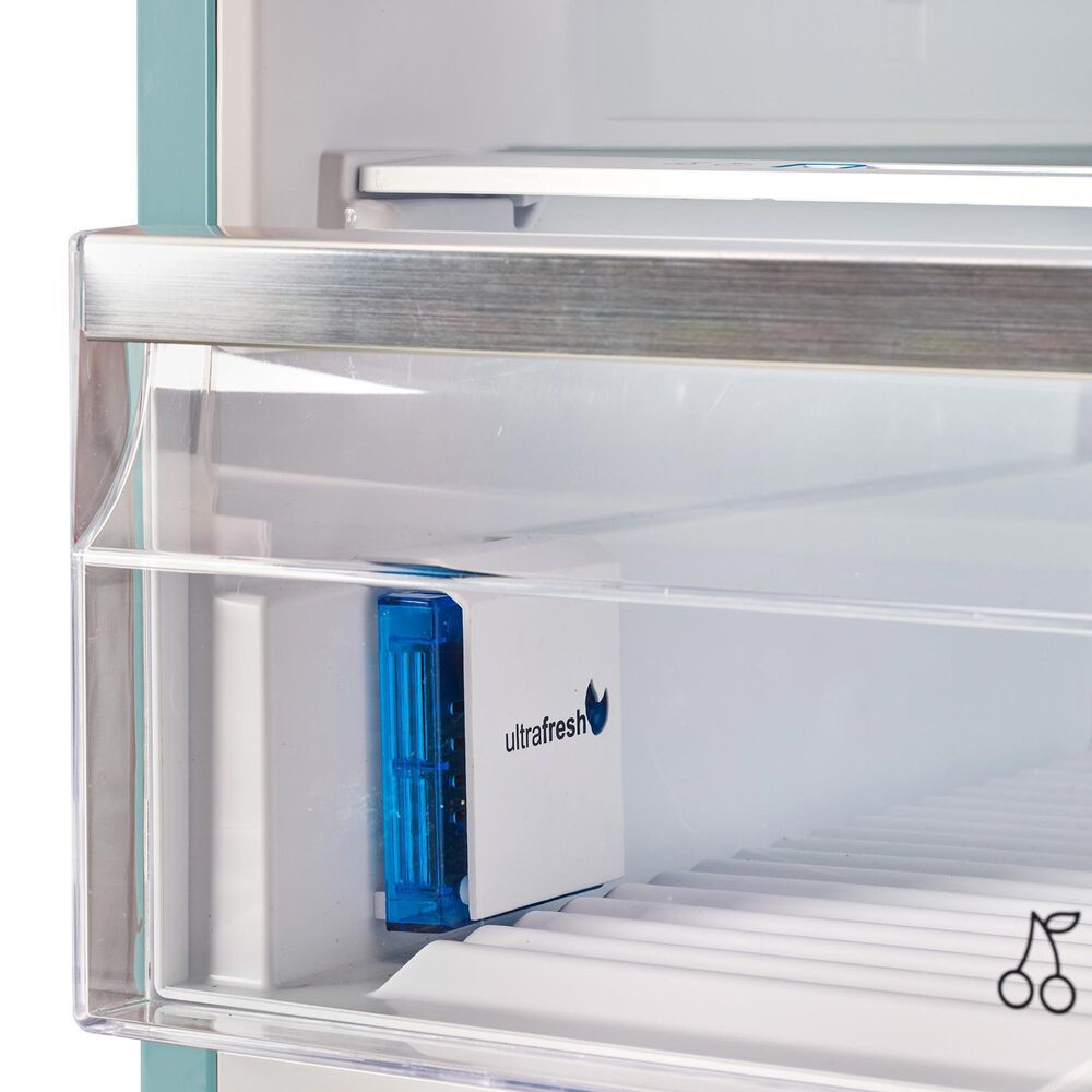 Unique Appliances Classic Retro 17 Cu. Ft Bottom Mount Refrigerator in Ocean Mist Turquoise, , large