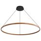 Golden Lighting Veritas 59" 1-Light Chandelier in Driftwood, , large