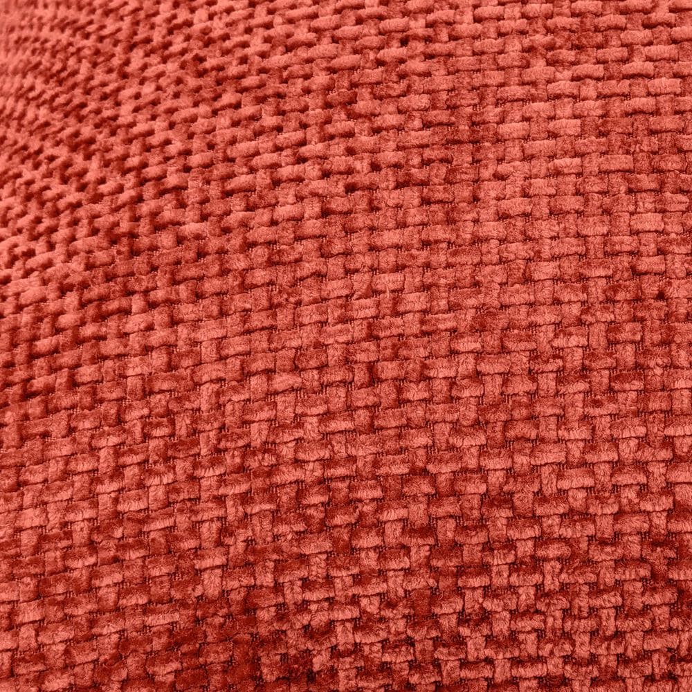 Chanasaya 20" Square Textured Accent Throw Pillow in Rust, , large