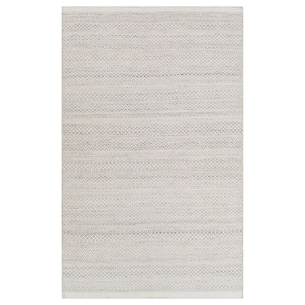 Surya Azalea 10" x 14" Charcoal, Light Beige and Tan Area Rug, , large