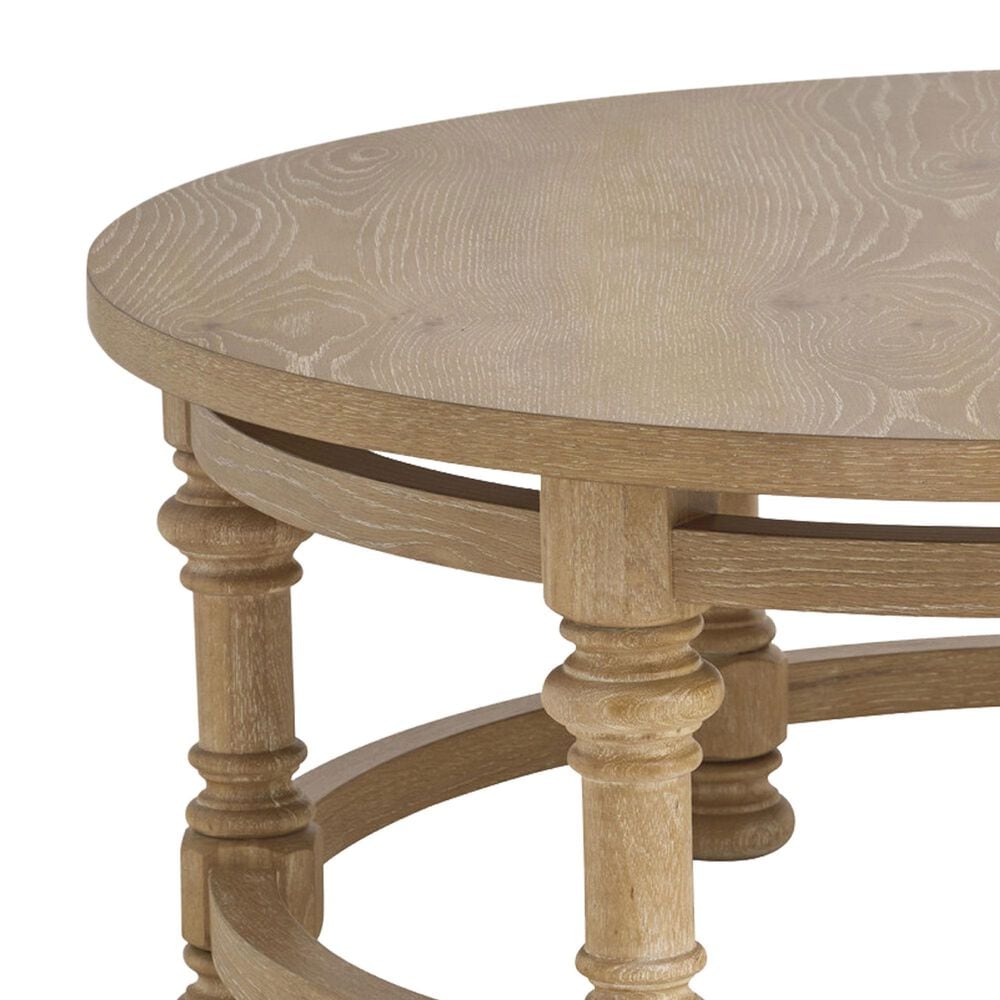 Lexington Home Brands Montecito Hollister Round Cocktail Table in Chaparral, , large