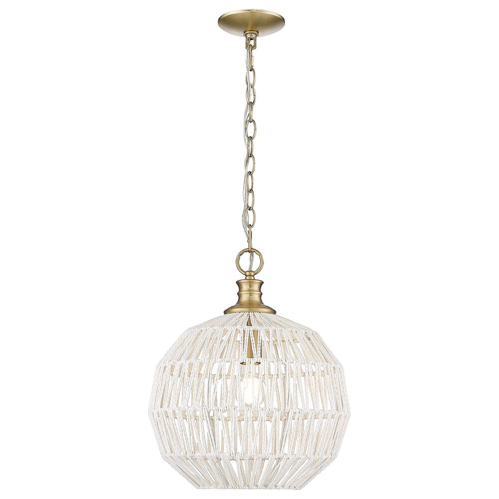 Golden Lighting Florence 1-Light Pendant in Brushed Champagne Bronze, , large