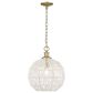 Golden Lighting Florence 1-Light Pendant in Brushed Champagne Bronze, , large