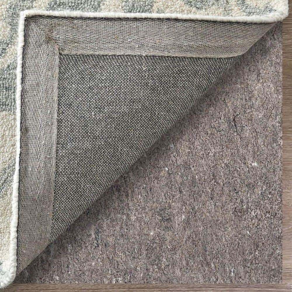 Feizy Belfort Damask Gray 5&#39; x 8&#39; Area Rug, , large
