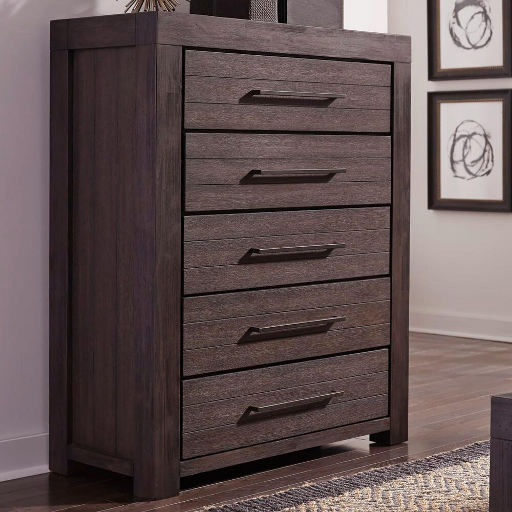 Urban Home Heath 5-Drawer Chest in Basalt Grey, , large