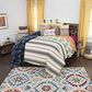 Rizzy Home Knight 114" x 98" Duvet Set in Brown, , large