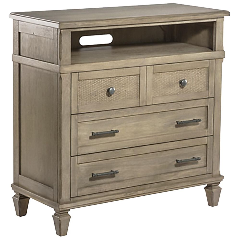 Tiddal Home Coronado Media Chest in Flax, , large