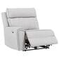 Ashley Social Pointe 2-Piece Power Symmetrical Reclining Loveseat in Pearl and Ash, , large
