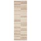 Chris Loves Julia x Loloi Chris 2" x 5" Ivory and Clay Area Rug, , large