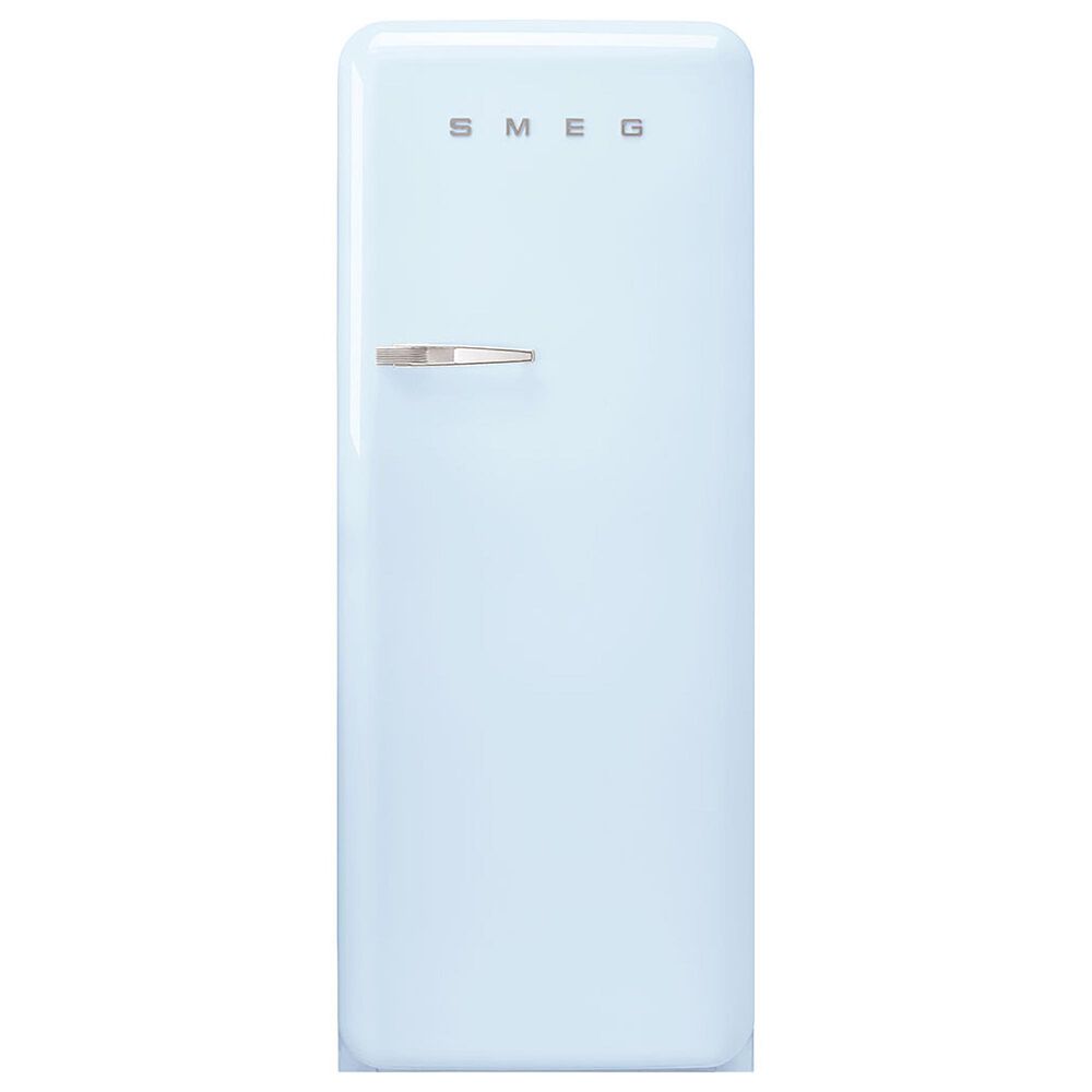 SMEG 9.92 Cu. Ft. Freestanding Compact Refrigerator with Right Handle in Pastel Blue, , large