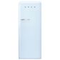 SMEG 9.92 Cu. Ft. Freestanding Compact Refrigerator with Right Handle in Pastel Blue, , large