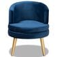 Baxton Studio Baptiste Accent Chair in Navy Blue, , large