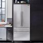 Signature Kitchen Suite 19.3 Cu. Ft. Built-in French Door Refrigerator and Panel Kit in Stainless Steel, , large