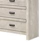 Crown Mark Valor 6-Drawer Dresser and Mirror in Light Gray, , large