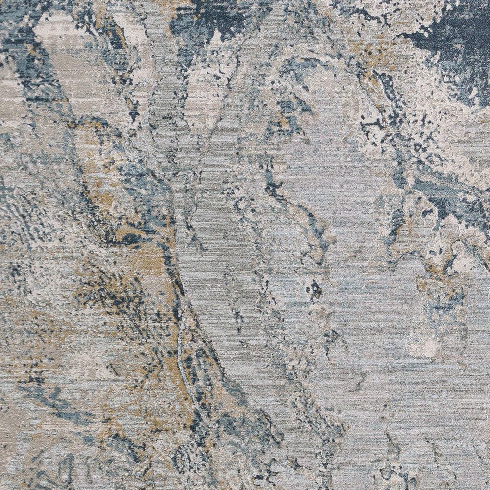 Surya Brunswick 6&#39;7&quot; Round Dusty Sage, Taupe, Light Gray, White, Pale Blue, Olive, Teal and Navy Area Rug, , large