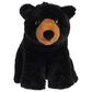 EcoNation 9.5" Black Bear Plush, , large