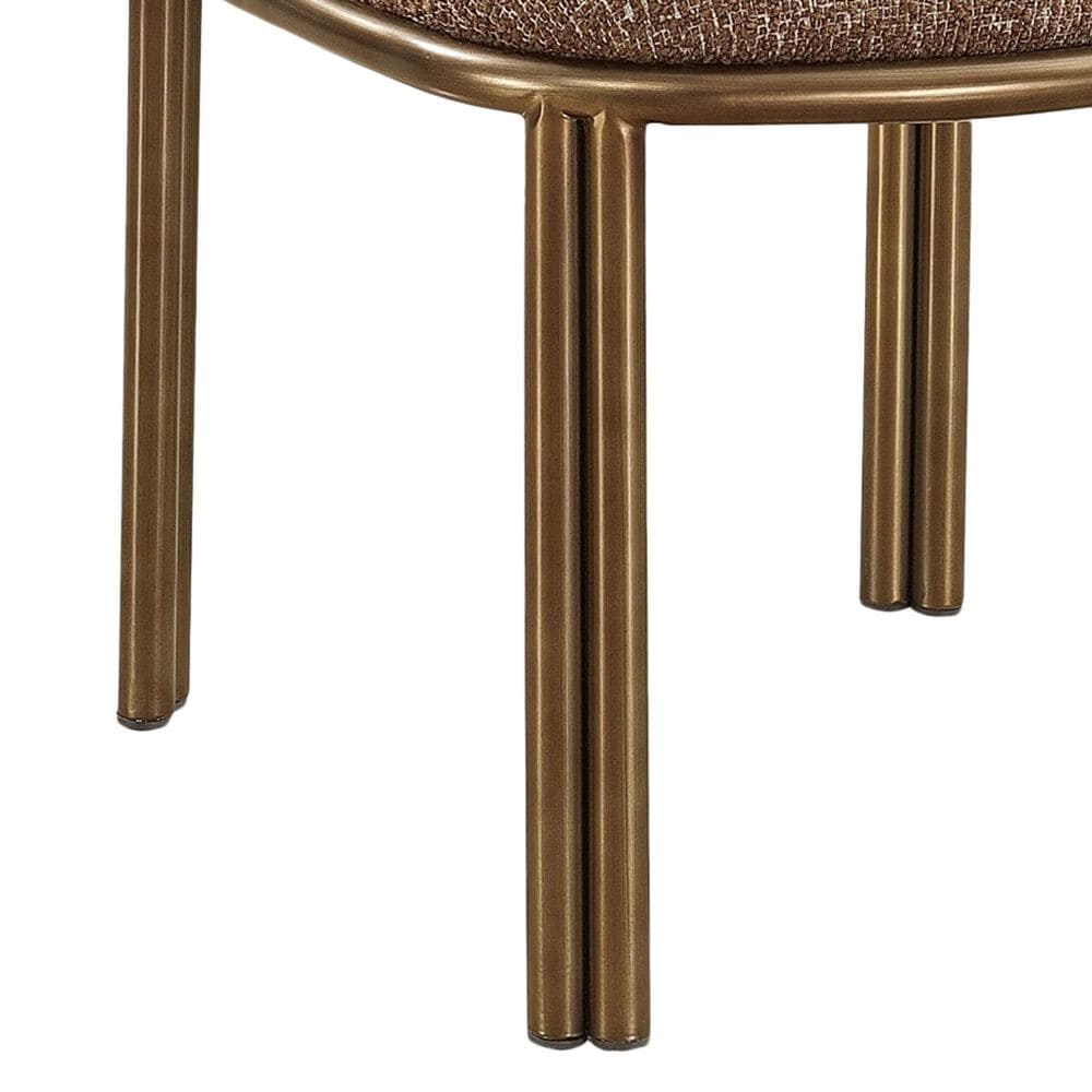 Urban Home Mataranka Side Chair in Brushed Golden Stainless Steel, , large