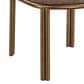 Urban Home Mataranka Side Chair in Brushed Golden Stainless Steel, , large