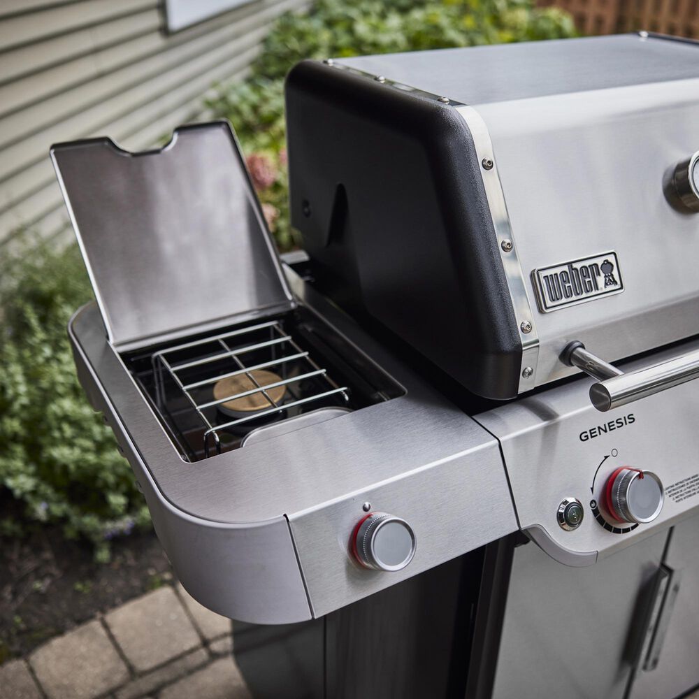 Weber Genesis S-335 Liquid Propane Gas Grill in Stainless Steel, , large