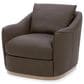Kuka Home Cooper Swivel Chair in Isla Chocolate, , large
