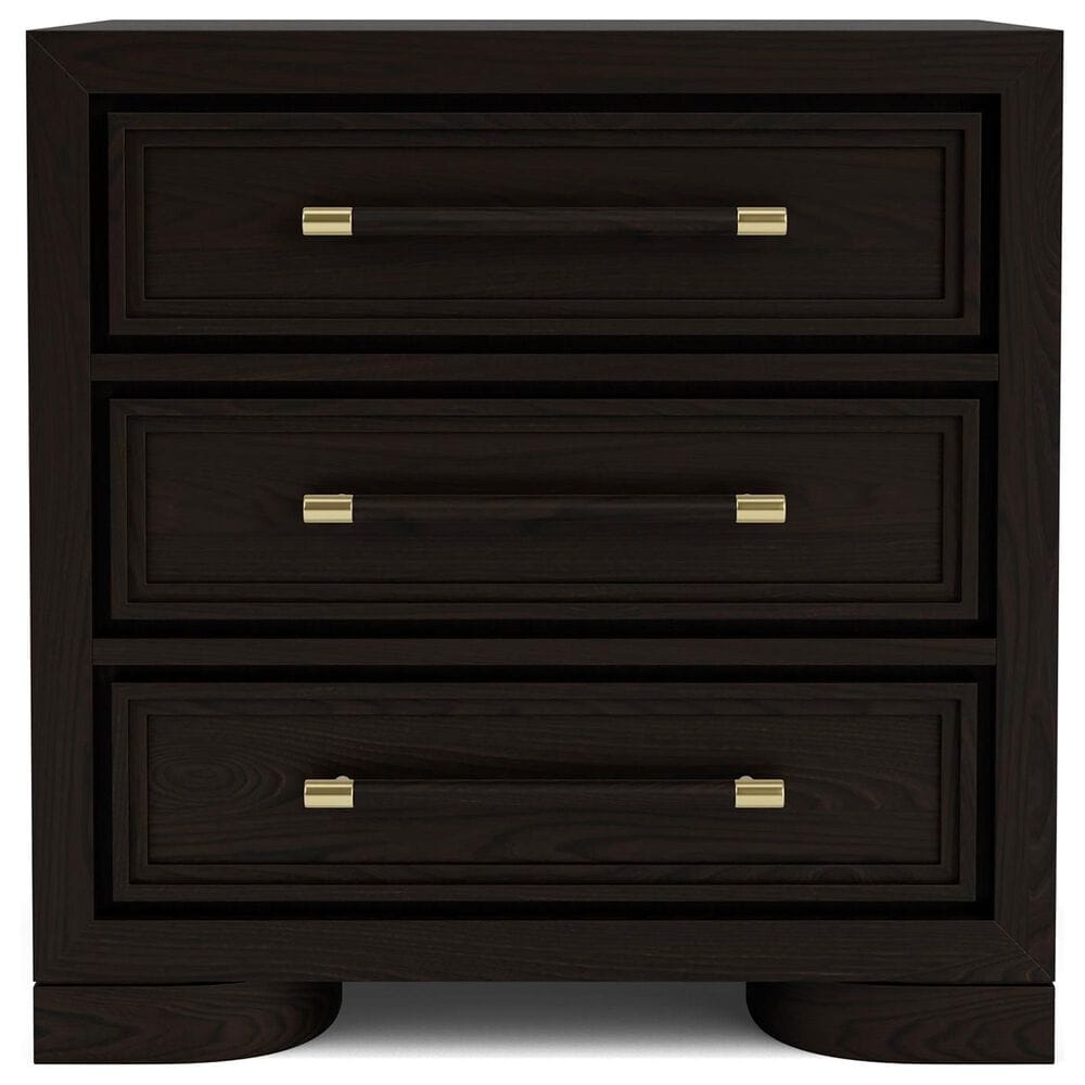 Riverside Furniture Lydia 5 Piece Queen Platform Upholstered Bedroom Set in Dark Cabernet, , large