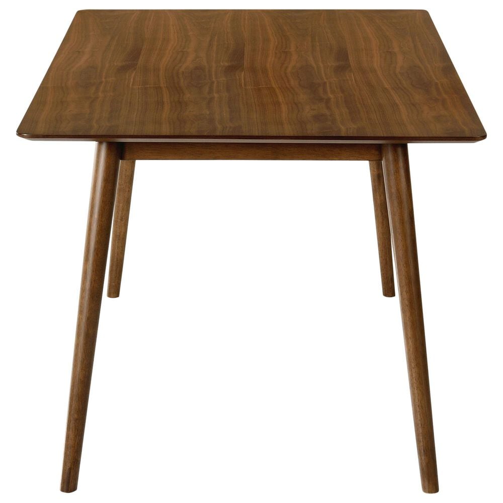 Blue River Westmont and Juno 5-Piece Dining Set with Orange Cushion in Walnut, , large