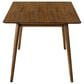 Blue River Westmont and Juno 5-Piece Dining Set with Orange Cushion in Walnut, , large