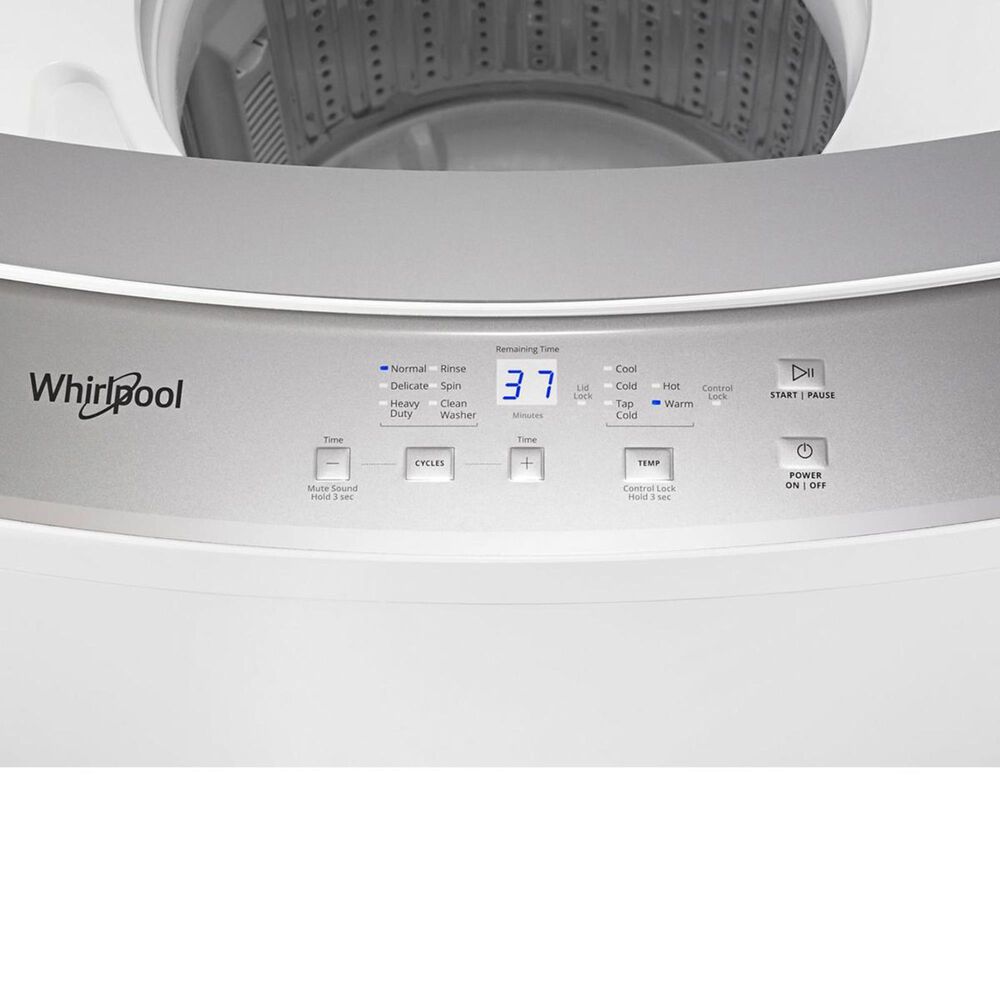 Whirlpool 1.6 Cu. Ft. Electric Stacked Laundry in White, , large
