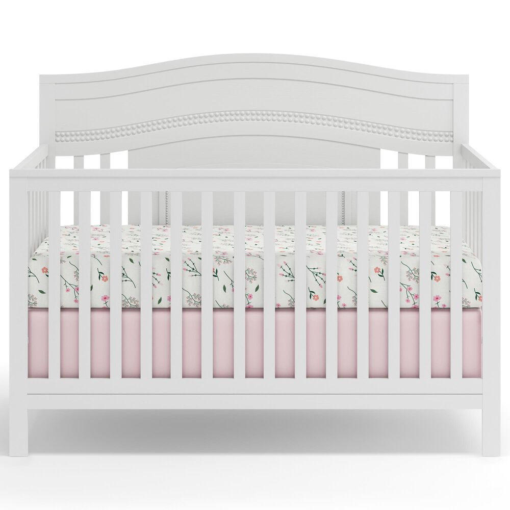 Oxford Baby Briella 4-In-1 Convertible Crib in White, , large