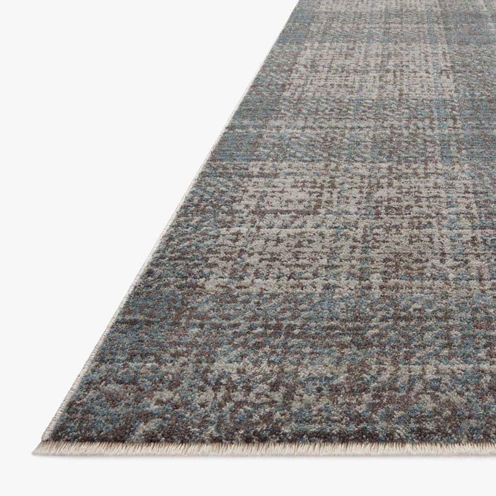 Angela Rose Ember 2&#39;7&quot; x 10&#39; Denim and Charcoal Runner, , large