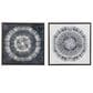 Ashley 25" x 25" Monterey Wall Art with Blue and White, , large