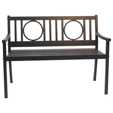 Carolina Chair and Table Gramercy Patio Bench in Black, , large