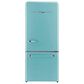 Unique Appliances Classic Retro 18 Cu. Ft Bottom Freezer Refrigerator in Ocean Mist Turquoise, , large