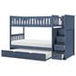 Homelegance Twin/Twin Step Bunk W/ Trundle, , large