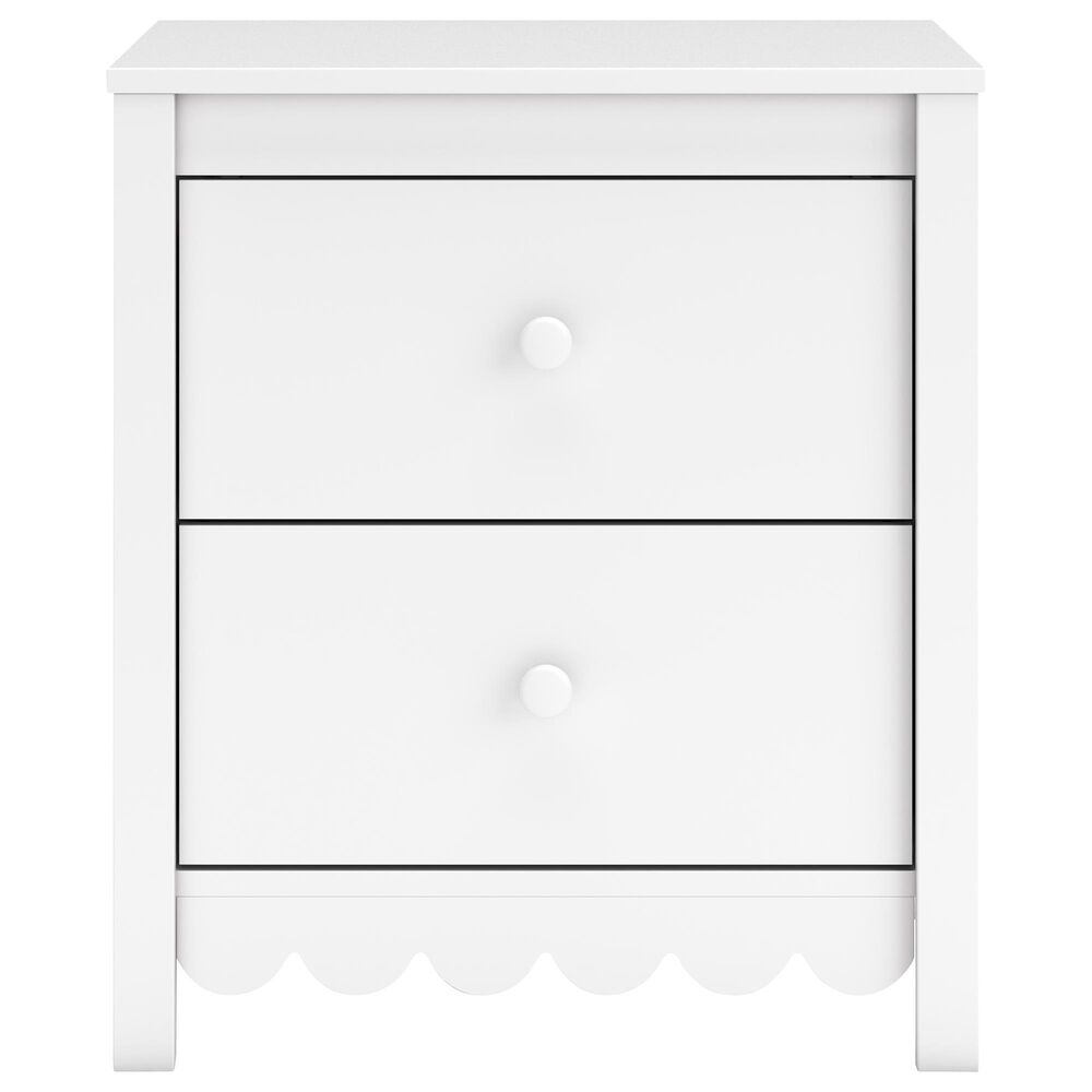 Ashley 4-Piece Full Bedroom Set in White, , large