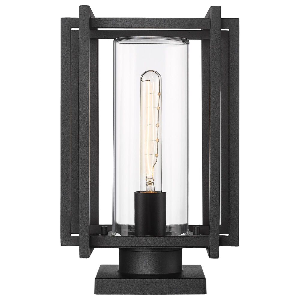 Golden Lighting Tribeca 1-Light Patio Pier Mount in Natural Black, , large