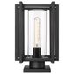 Golden Lighting Tribeca 1-Light Patio Pier Mount in Natural Black, , large