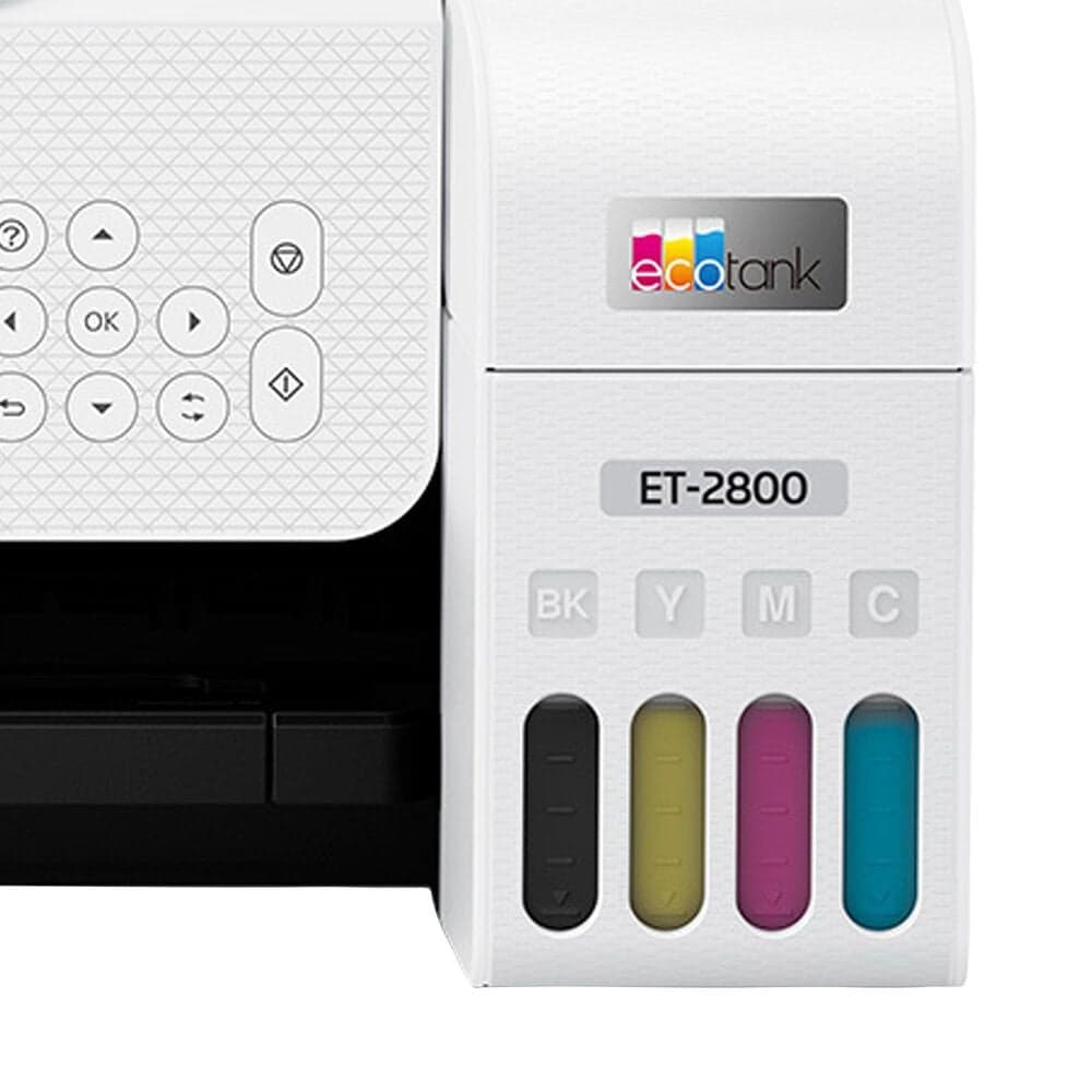Epson EcoTank ET-2800 Wireless All-in-One Supertank Inkjet Printer in White, , large